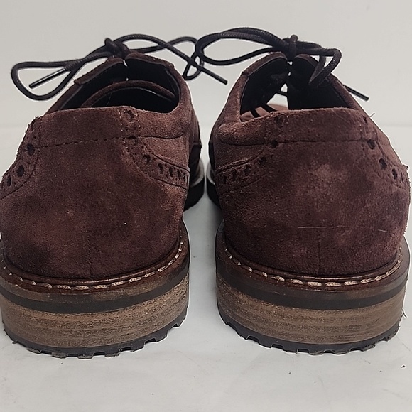 Ecco Vitrus Denmark I Bredebro 1968 Sz40/US Men\'s Wing Tip Brown Suede Oxfords main image 6